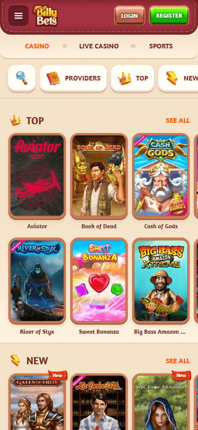 Entdecken Sie die besten Spiele bei BillyBets Online Casino Entdecken Sie die besten Spiele bei BillyBets Online Casino